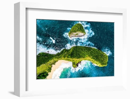 Aerial Summer - Nusa Penida Bali-Philippe HUGONNARD-Framed Photographic Print