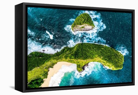 Aerial Summer - Nusa Penida Bali-Philippe HUGONNARD-Framed Premier Image Canvas