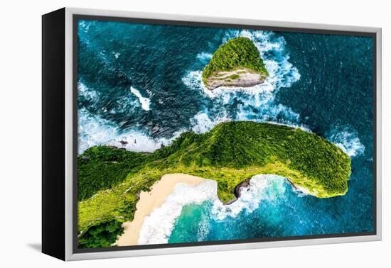 Aerial Summer - Nusa Penida Bali-Philippe HUGONNARD-Framed Premier Image Canvas