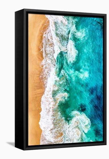 Aerial Summer - Pure Ocean-Philippe HUGONNARD-Framed Premier Image Canvas