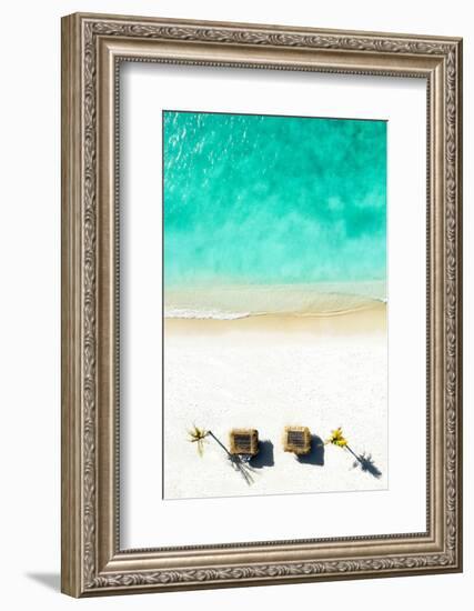 Aerial Summer - Quiet Beach-Philippe HUGONNARD-Framed Photographic Print