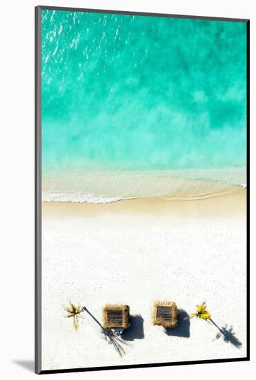 Aerial Summer - Quiet Beach-Philippe HUGONNARD-Mounted Photographic Print