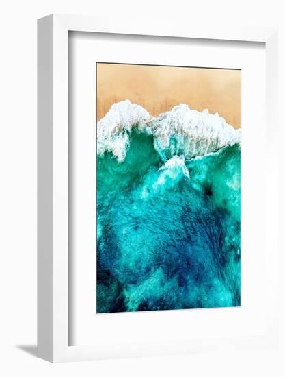 Aerial Summer - Sandy Beach-Philippe HUGONNARD-Framed Photographic Print