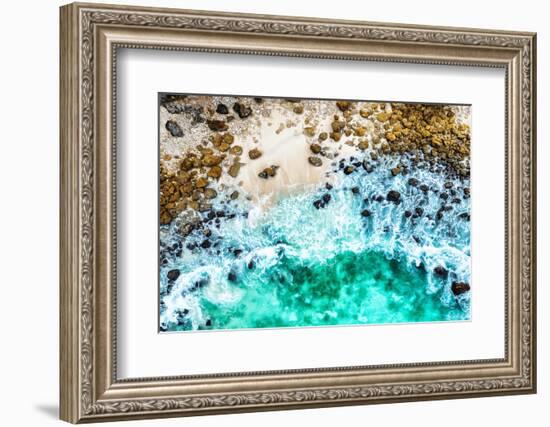 Aerial Summer - Sea Foam-Philippe HUGONNARD-Framed Photographic Print