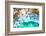 Aerial Summer - Sea Foam-Philippe HUGONNARD-Framed Photographic Print