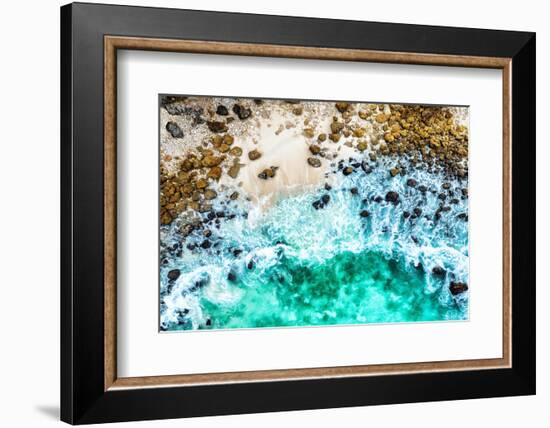 Aerial Summer - Sea Foam-Philippe HUGONNARD-Framed Photographic Print