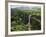 Aerial Top View Perspective of Chamarel Waterfall in the Tropical Island Jungle of Mauritius-Quality Master-Framed Photographic Print