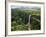 Aerial Top View Perspective of Chamarel Waterfall in the Tropical Island Jungle of Mauritius-Quality Master-Framed Photographic Print