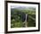 Aerial Top View Perspective of Chamarel Waterfall in the Tropical Island Jungle of Mauritius-Quality Master-Framed Photographic Print