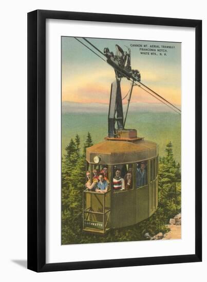 Aerial Tramway, Franconia Notch, New Hampshire-null-Framed Art Print