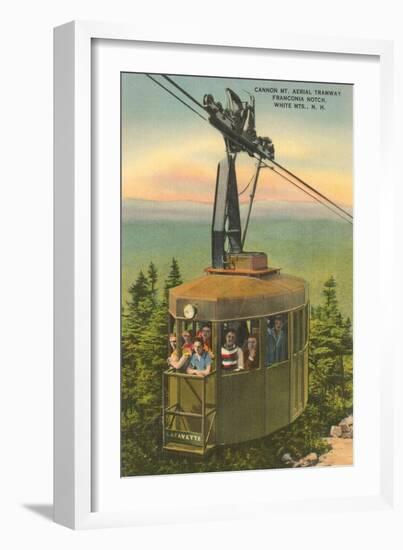 Aerial Tramway, Franconia Notch, New Hampshire-null-Framed Art Print