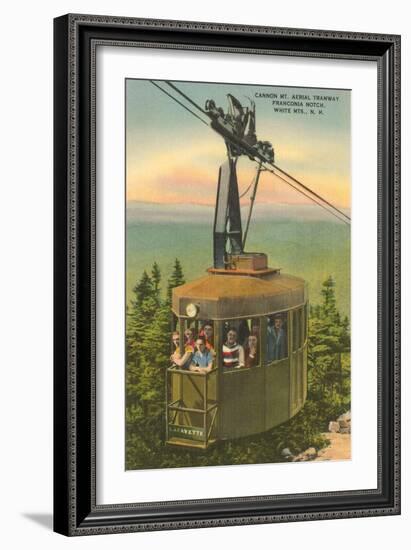 Aerial Tramway, Franconia Notch, New Hampshire-null-Framed Art Print