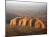 Aerial Uluru, Ayers Rock-null-Mounted Photographic Print