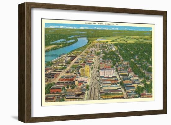 Aerial View, Augusta-null-Framed Art Print