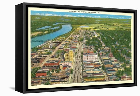 Aerial View, Augusta-null-Framed Stretched Canvas