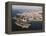 Aerial view, by drone, of Cadiz, Andalucia, Spain-Ben Pipe-Framed Premier Image Canvas