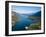 Aerial view by drone of Lake Bohinj, Triglav National Park, Upper Carniola, Slovenia-Ben Pipe-Framed Photographic Print