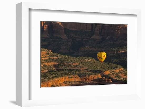 Aerial View, Doe Mesa, Red Rock Country, Sedona, Coconino NF, Arizona-Michel Hersen-Framed Photographic Print