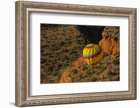 Aerial View, Doe Mesa, Red Rock Country, Sedona, Coconino NF, Arizona-Michel Hersen-Framed Photographic Print