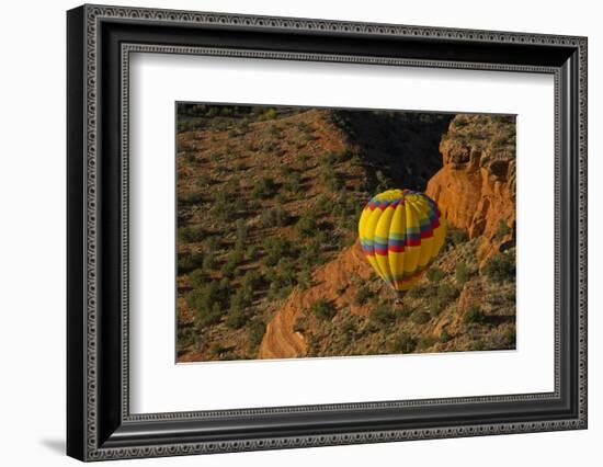 Aerial View, Doe Mesa, Red Rock Country, Sedona, Coconino NF, Arizona-Michel Hersen-Framed Photographic Print