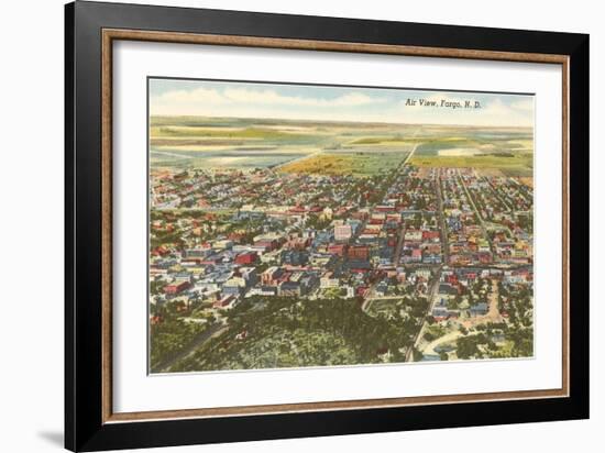 Aerial View, Fargo, North Dakota-null-Framed Art Print