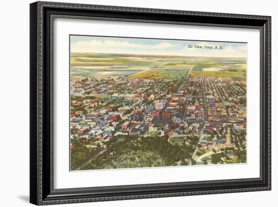Aerial View, Fargo, North Dakota-null-Framed Art Print