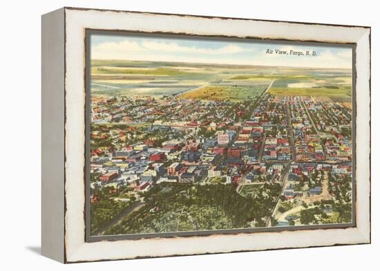 Aerial View, Fargo, North Dakota-null-Framed Stretched Canvas