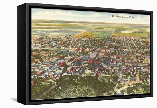 Aerial View, Fargo, North Dakota-null-Framed Stretched Canvas