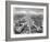 Aerial View, from an American Piper Cub Plane, of a Battle-Damaged Town in the Cassino, Ital, 1944-Margaret Bourke-White-Framed Photographic Print