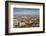 Aerial View from Helicopter, Houses of Parliament, River Thames, London, England-Jon Arnold-Framed Premium Photographic Print