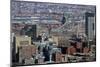 Aerial view including Leonard P Zakim Bunker Hill Memorial Bridge, Boston, Massachusetts.-Susan Pease-Mounted Photographic Print