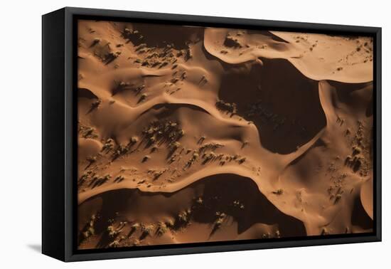 Aerial View, Namib Desert, Namib Naukluft National Park, Namibia-Peter Adams-Framed Premier Image Canvas