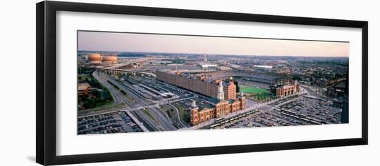 Aerial View of a Baseball Field, Baltimore, Maryland, USA-null-Framed Photographic Print