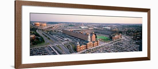 Aerial View of a Baseball Field, Baltimore, Maryland, USA-null-Framed Photographic Print