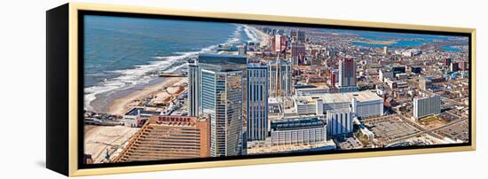 Aerial View of a City, Atlantic City, New Jersey, USA-null-Framed Stretched Canvas