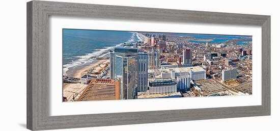 Aerial View of a City, Atlantic City, New Jersey, USA-null-Framed Photographic Print