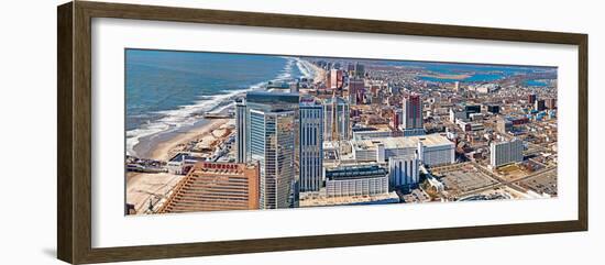 Aerial View of a City, Atlantic City, New Jersey, USA-null-Framed Photographic Print