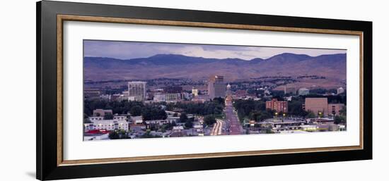 Aerial View of a City, Boise, Idaho, USA-null-Framed Photographic Print