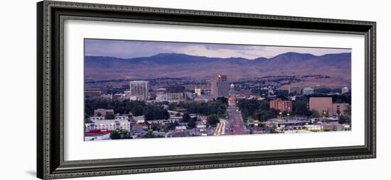 Aerial View of a City, Boise, Idaho, USA-null-Framed Photographic Print