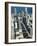 Aerial View of a City with Lake Michigan in the Background, Trump Tower, Chicago River, Chicago,...-null-Framed Photographic Print