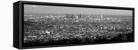 Aerial View of a Cityscape, Los Angeles, California, USA 2010-null-Framed Stretched Canvas