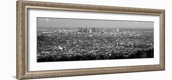 Aerial View of a Cityscape, Los Angeles, California, USA 2010-null-Framed Photographic Print