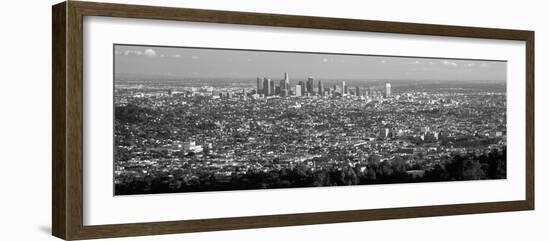 Aerial View of a Cityscape, Los Angeles, California, USA 2010-null-Framed Photographic Print