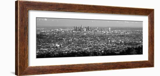 Aerial View of a Cityscape, Los Angeles, California, USA 2010-null-Framed Photographic Print