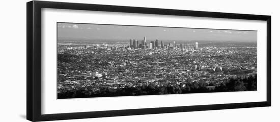 Aerial View of a Cityscape, Los Angeles, California, USA 2010-null-Framed Photographic Print