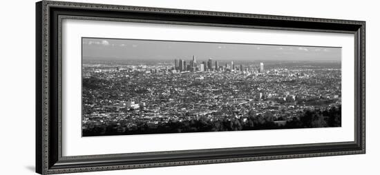 Aerial View of a Cityscape, Los Angeles, California, USA 2010-null-Framed Photographic Print