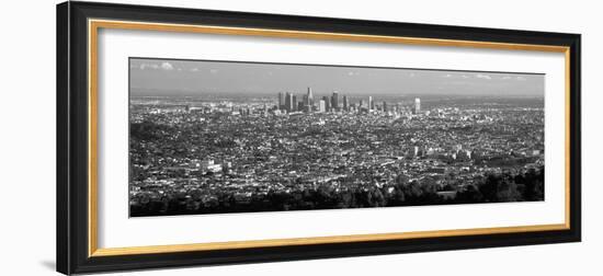 Aerial View of a Cityscape, Los Angeles, California, USA 2010-null-Framed Photographic Print