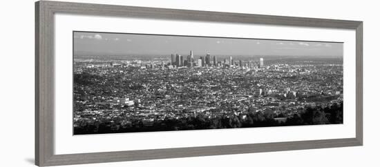 Aerial View of a Cityscape, Los Angeles, California, USA 2010-null-Framed Photographic Print