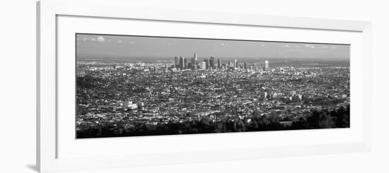 Aerial View of a Cityscape, Los Angeles, California, USA 2010-null-Framed Photographic Print