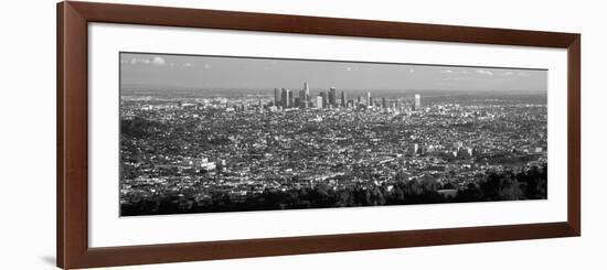 Aerial View of a Cityscape, Los Angeles, California, USA 2010-null-Framed Photographic Print